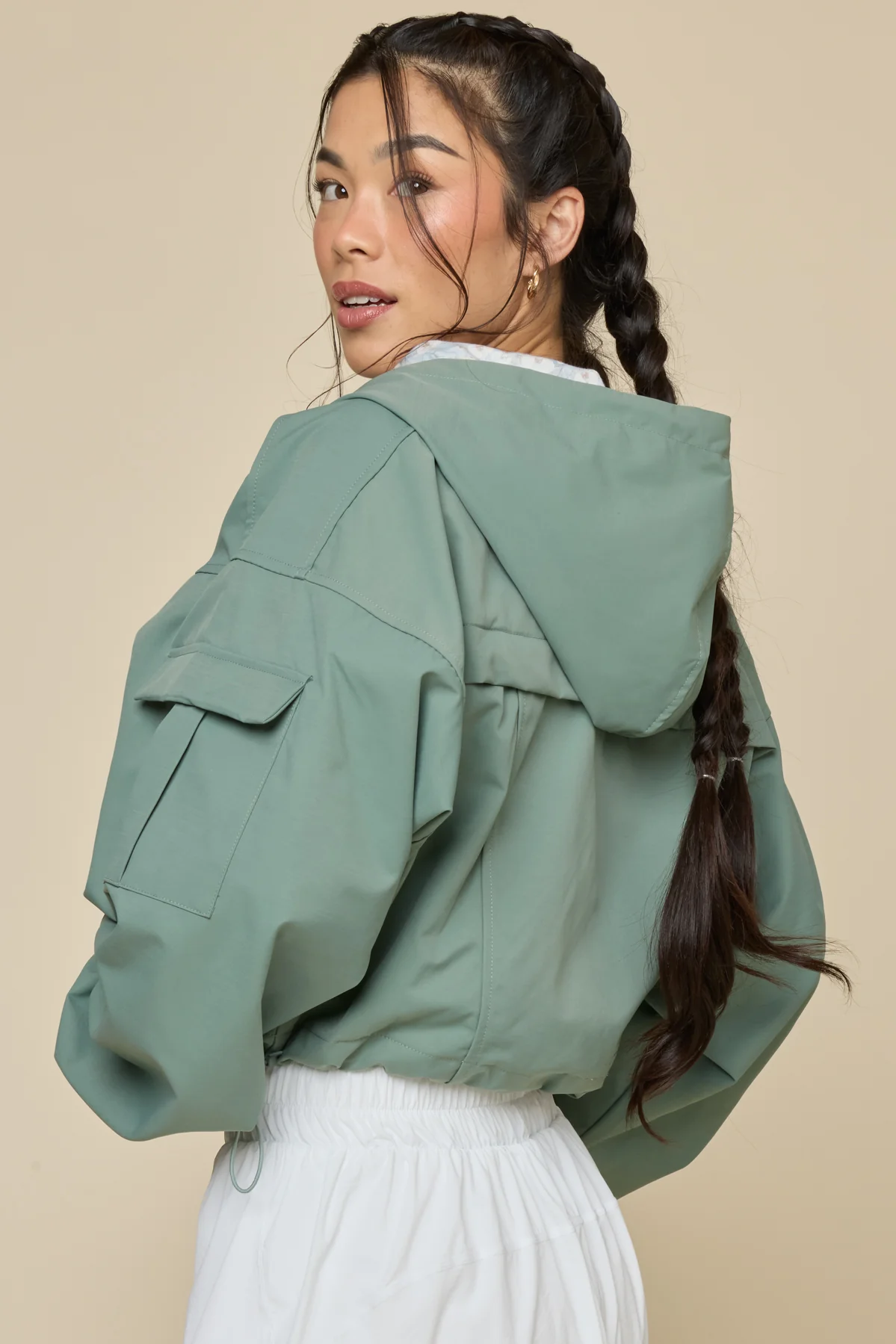 Packable Windbreaker - Morning Moss