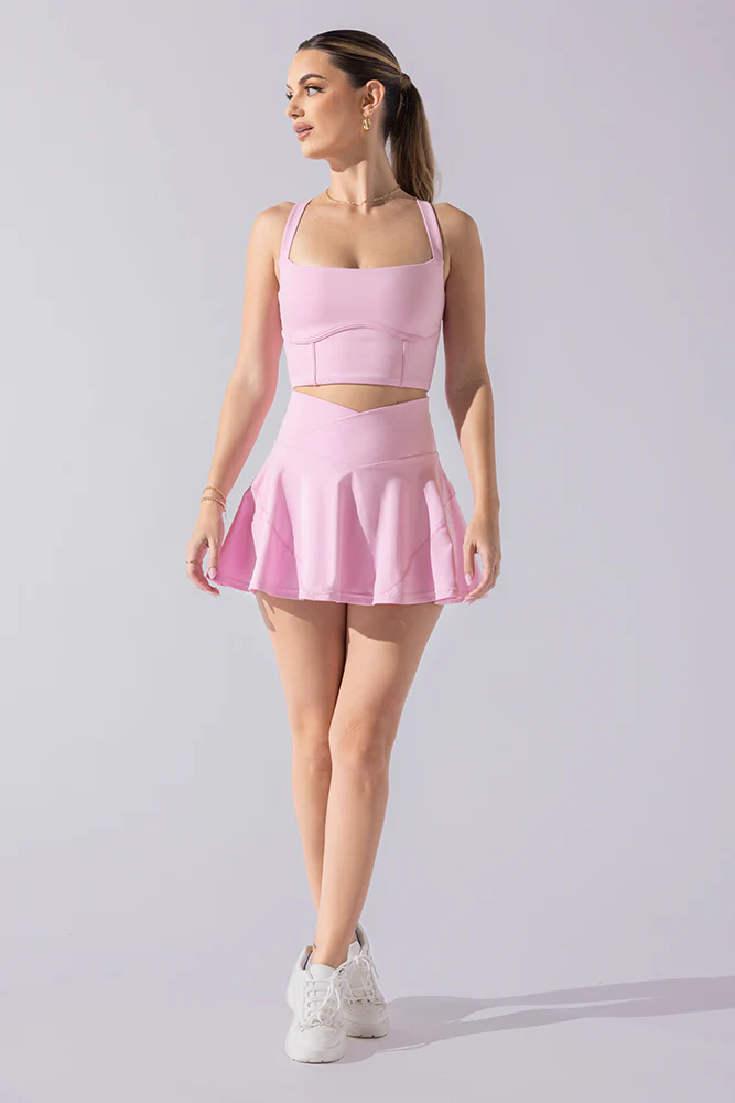 Crisscross HourglassÂ® Twirl Skort - Bubblegum