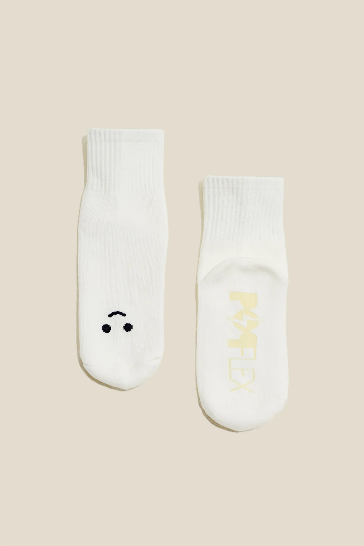 Mixed Emotions Crew Socks - Happy Face