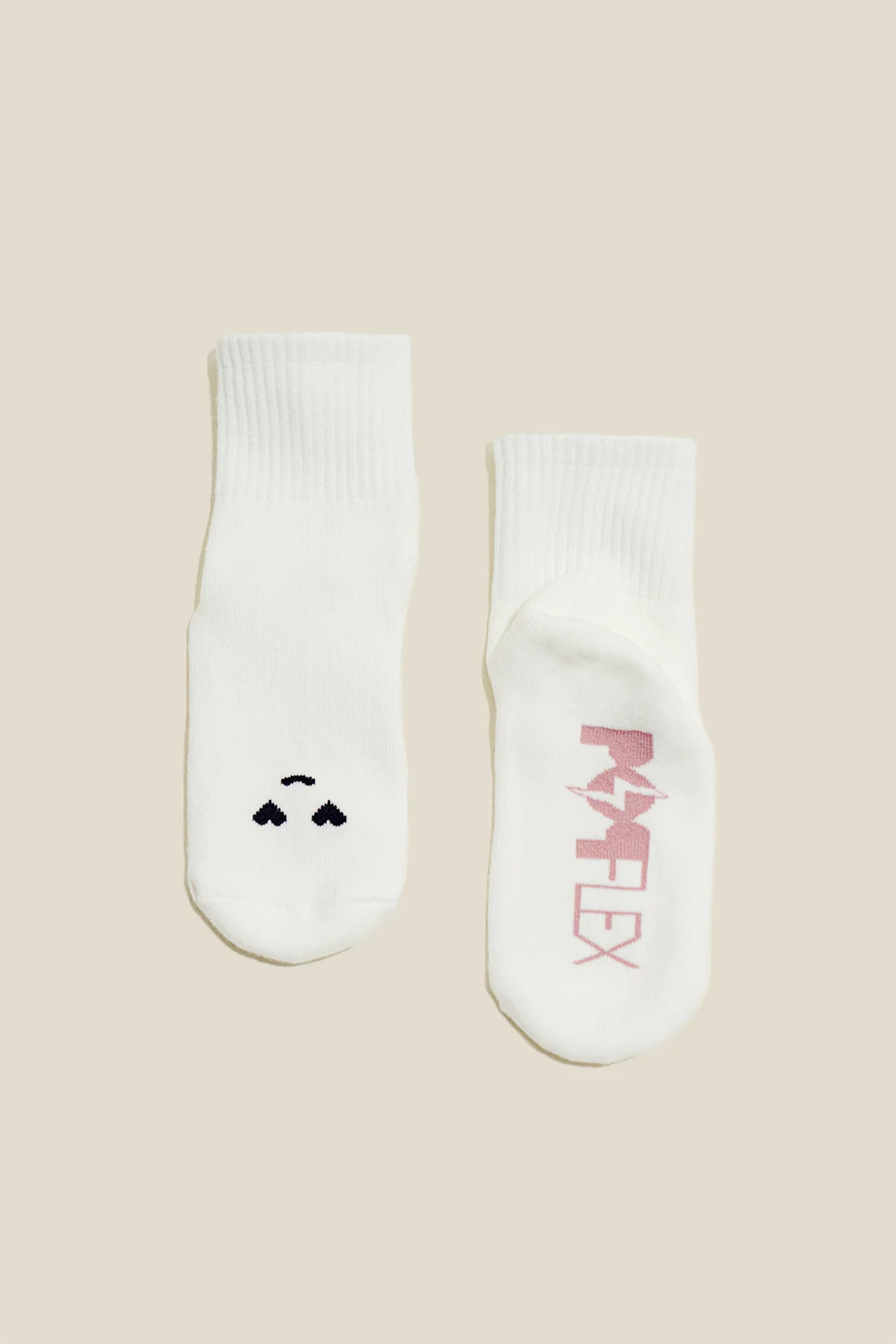 Mixed Emotions Crew Socks - Heart Eyes