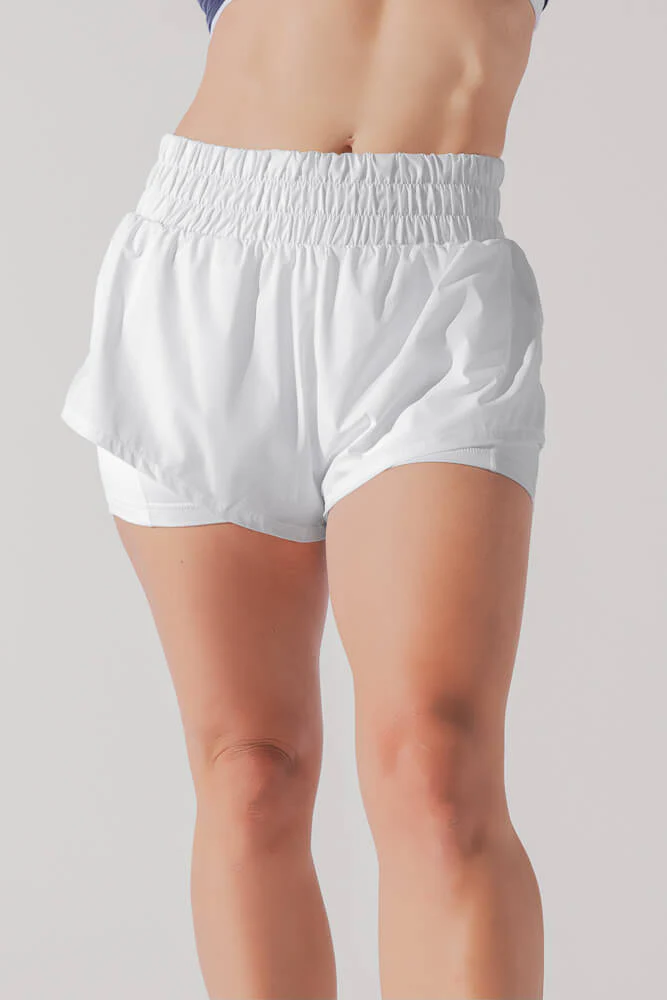 High Waisted Supershort⢠- White