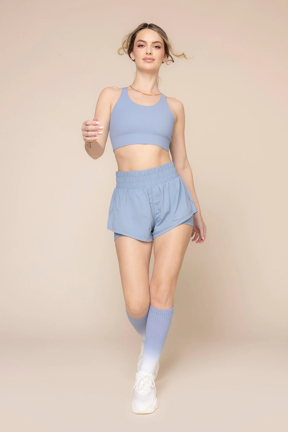 High Waisted Supershort⢠- Blue Storm