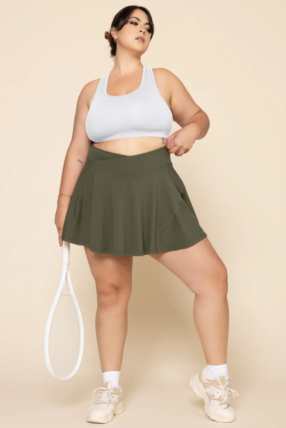 Crisscross Hourglass® Twirl Skort - Ivy