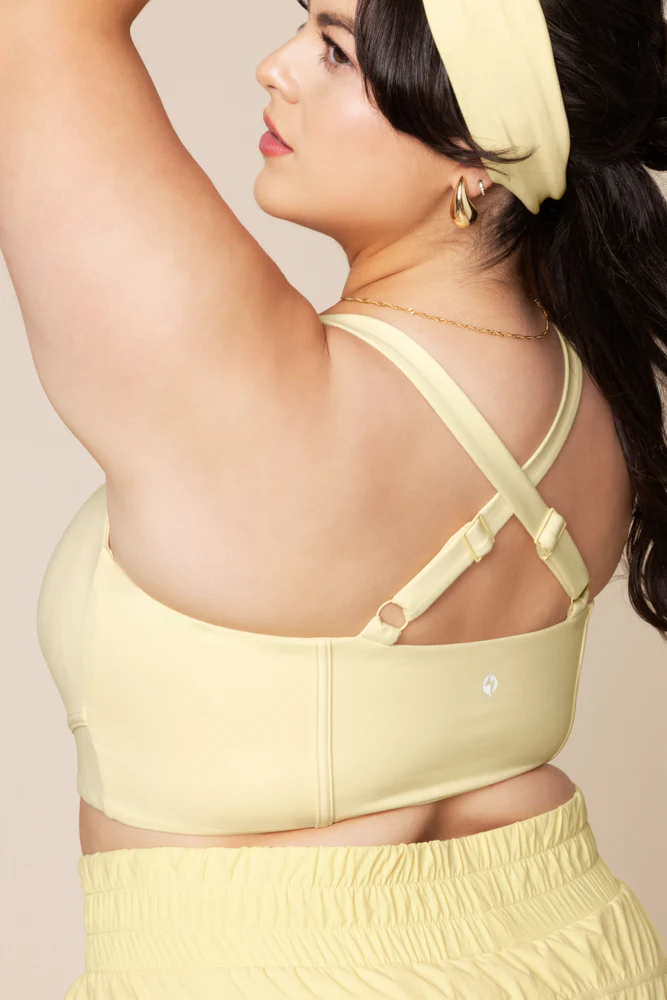 Daphne Corset Crop Top - Buttercream