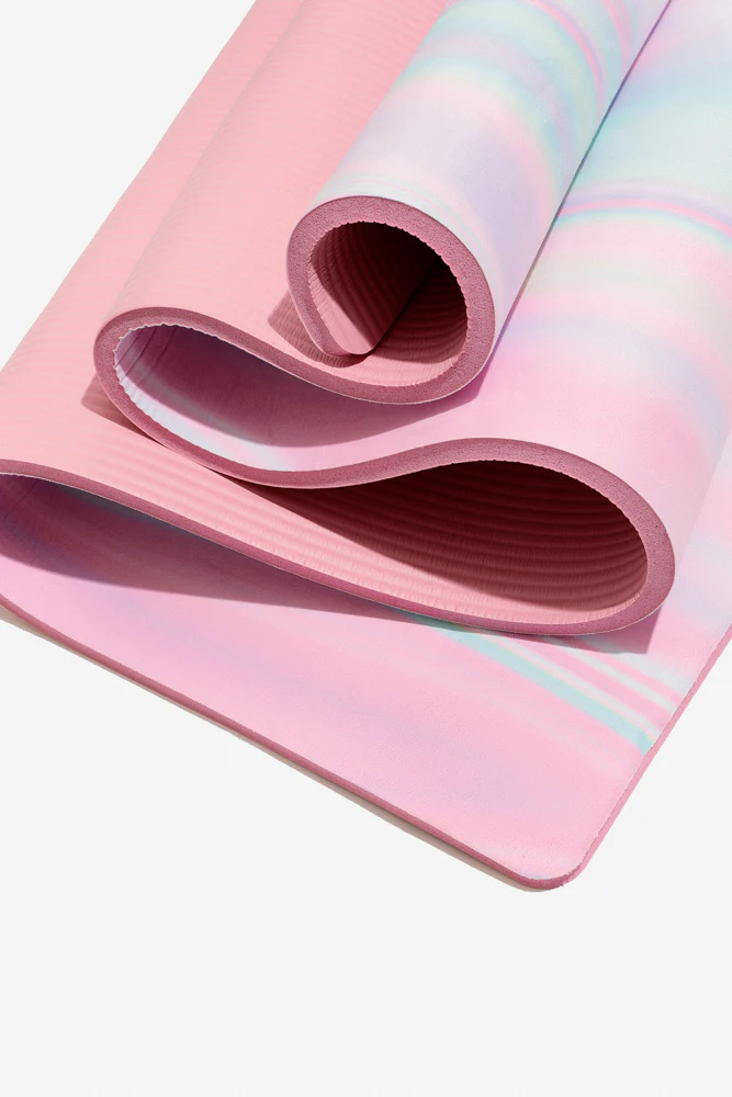 CloudCushion Vegan Suede Yoga Mat - Prismatic 0.5â Thick