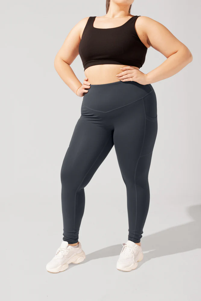 Supersculpt⢠Leggings with Pockets - Smoky Grey